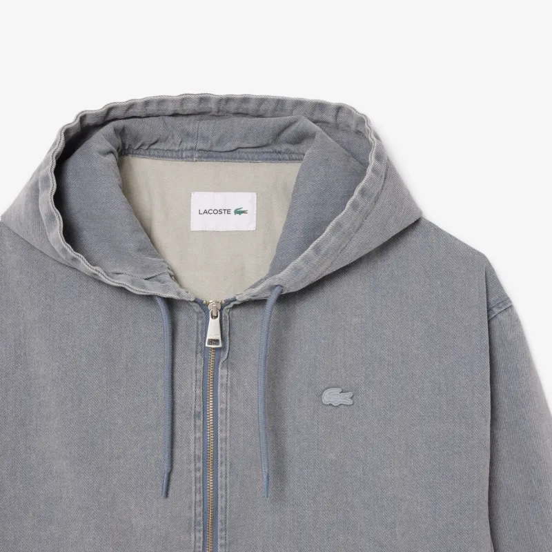 LACOSTE Denim Jacket Men's Light Blue-4