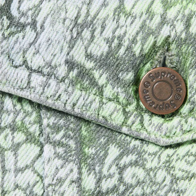 Supreme Crackle Denim Trucker Jacket-2
