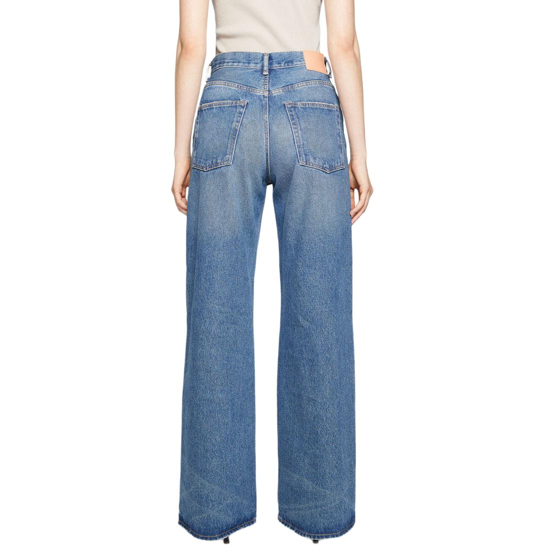 Acne Studios Relaxed Fit Jeans Mid Blue Auz - POIZON Acne Studios Relaxed Fit Jeans Mid Blue Auz - POIZON