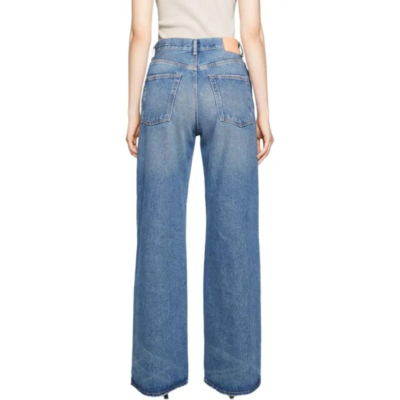Acne Studios Relaxed Fit 2022F Jeans Mid Blue-1