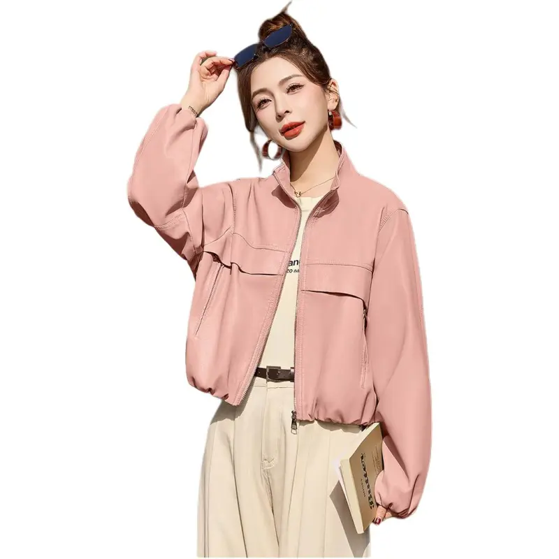 Fele.d Leather Jackets Women's-8