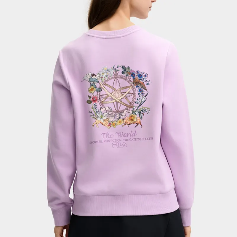 FILA Sweatshirt Women's Light Lavender-4