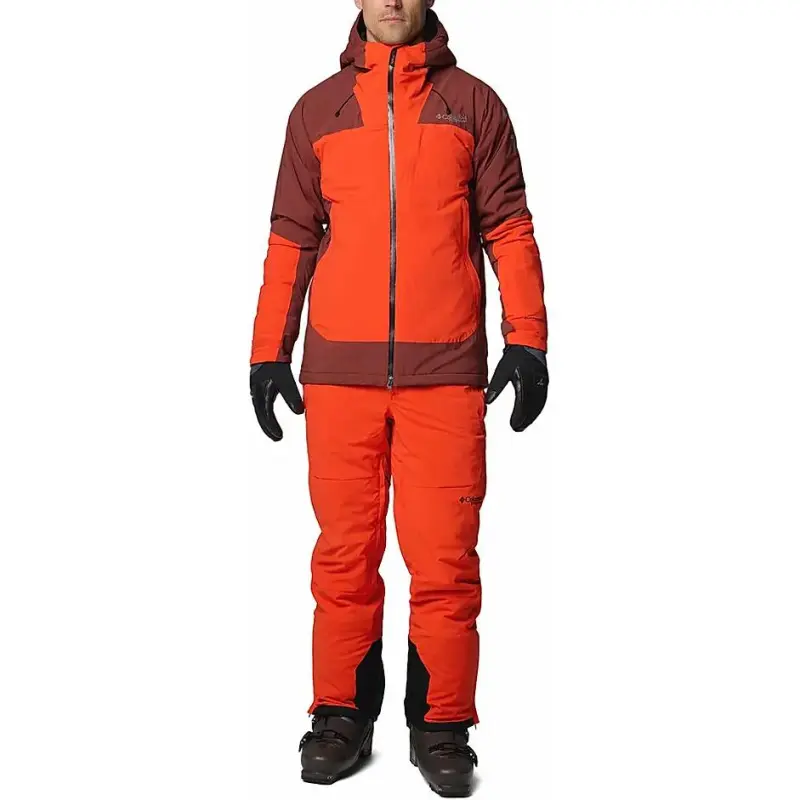 Columbia TITANIUM Skiing And Paragliding Waterproof And Warm Windbreaker Jacket Men's Brown-3