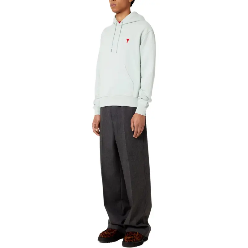 Ami Paris Ami De Coeur Organic Cotton Hoodie-4