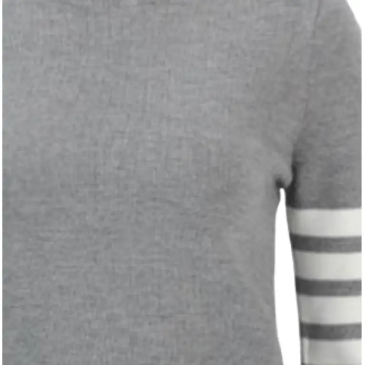 THOM BROWNE Milano Stitch Classic 4 Bar Pullover-6