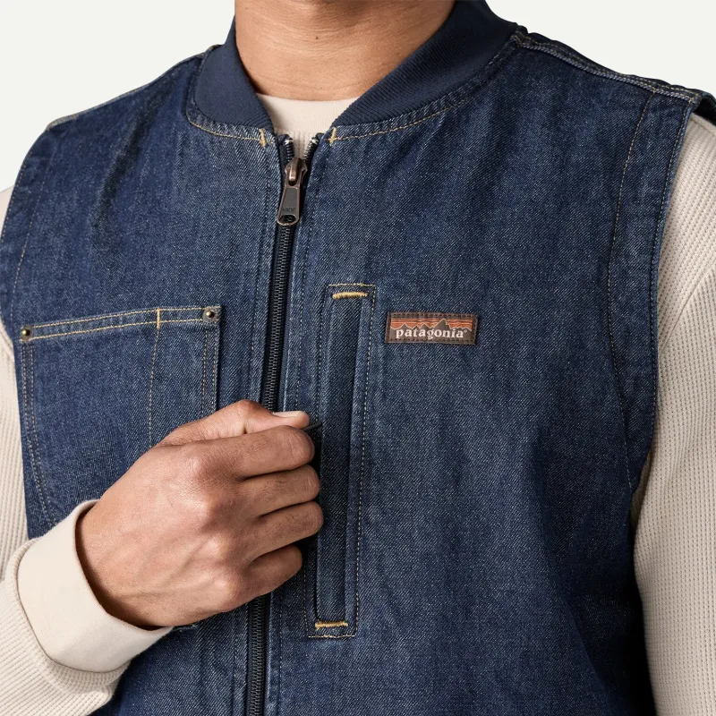 Patagonia Insulated Work Denim Ironclad Vest Men's HOSD-3