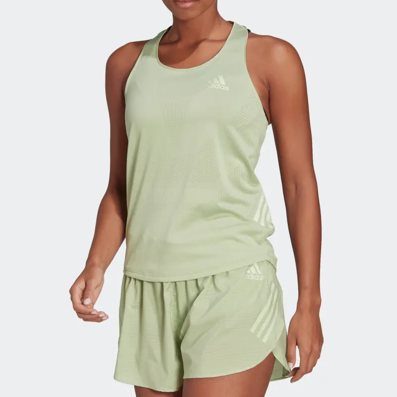 Adidas Sleeveless Sports Shirts Women's Green-5