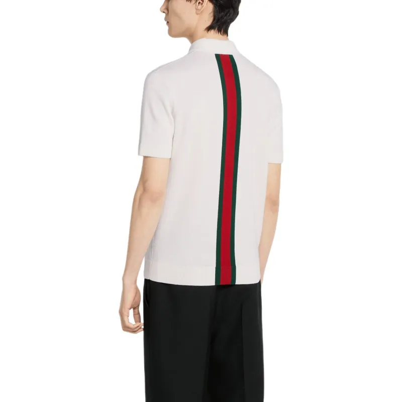 GUCCI Polo Shirts Men Ivory-3