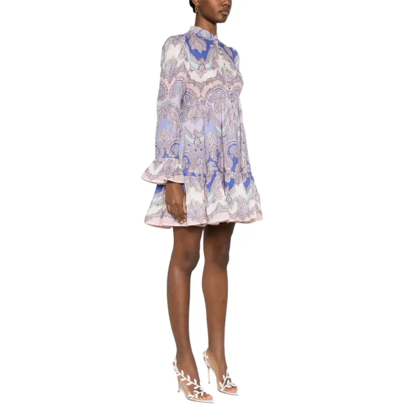 Zimmermann Maxine Long Sleeved Mini Dress-3