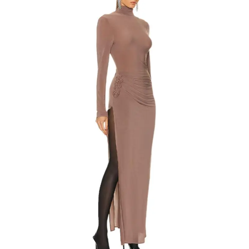 MAGDA BUTRYM Long Sleeved Dress Women's Brown-2