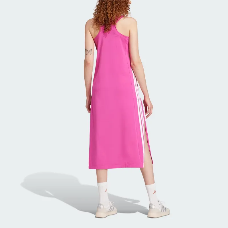 Adidas Free Shipping With AdiClub Essentials 3 Stripes Long Racerback Dress-3