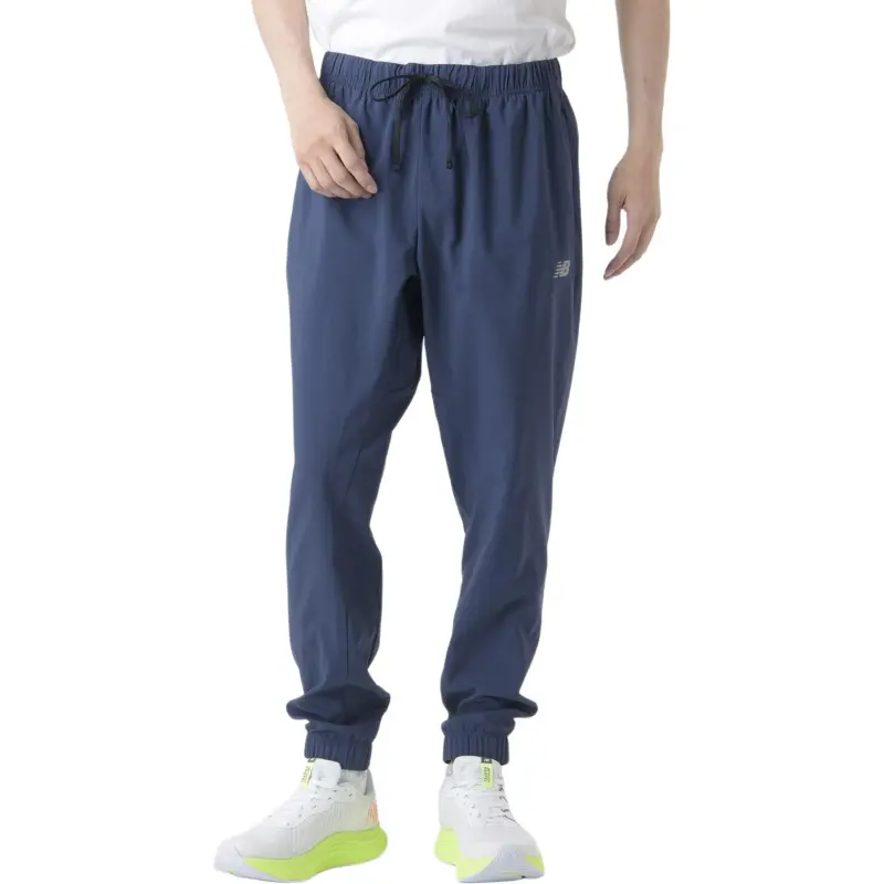 New Balance Knitted Sports Pants Men's Marine Blue-2