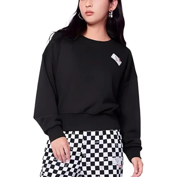 QIAODAN Sweatshirt Women's Black-3