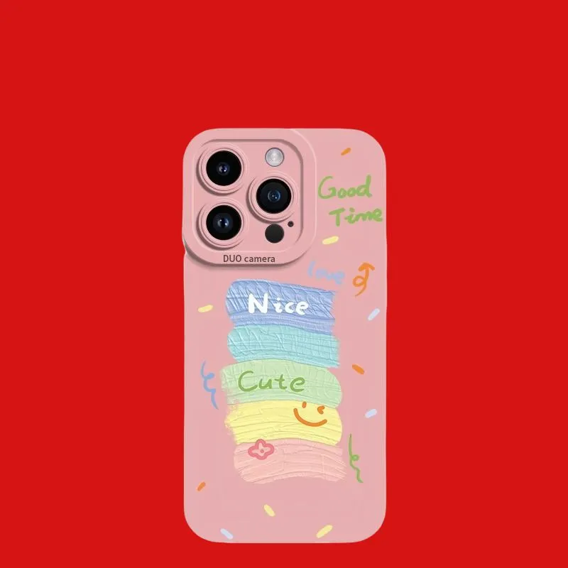 Mivana Silicone Material Small And Clear Phone Cases Compatible With Apple 11 Pro Max Girlish-4