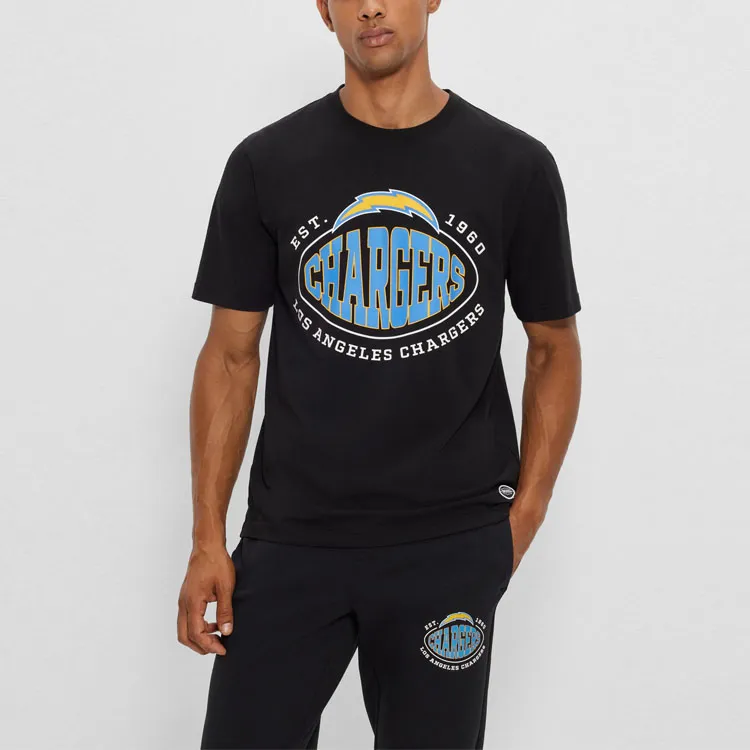 Nfl X HUGO BOSS T Shirts Men Black-1