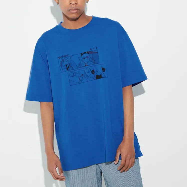 UNIQLO UNIQLO X Pokémon Co branded SS23 T Shirt Unisex Blue-3