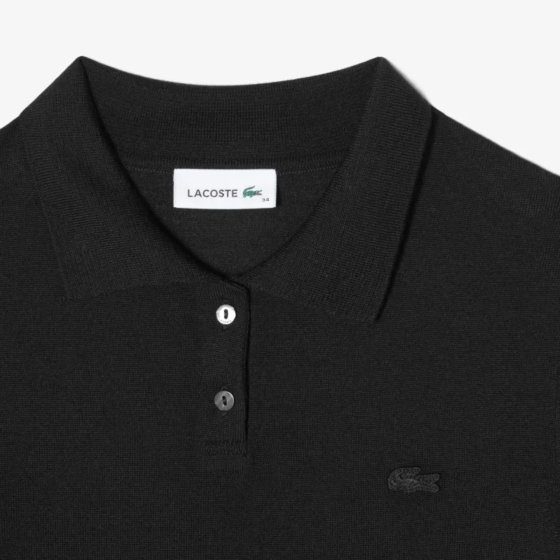 LACOSTE Polo Shirt Women's Black-4
