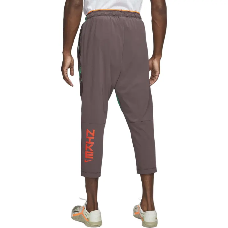 Nike Dri-FIT Sport Knitted Sports Pants Men's Obsidian Brown/Flame Orange-1