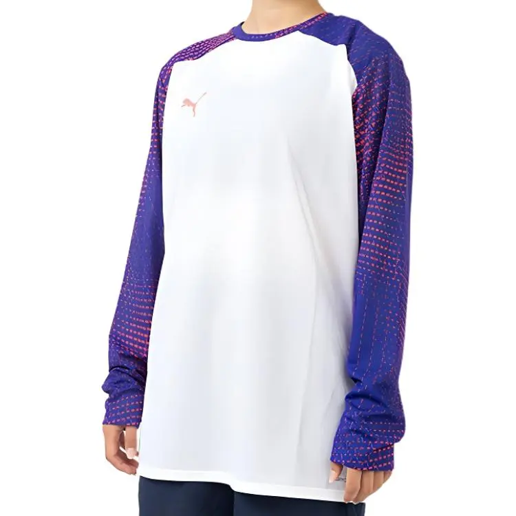 PUMA DRYCELLIndividual SS25 Soccer Jersey Men's White Purple-1