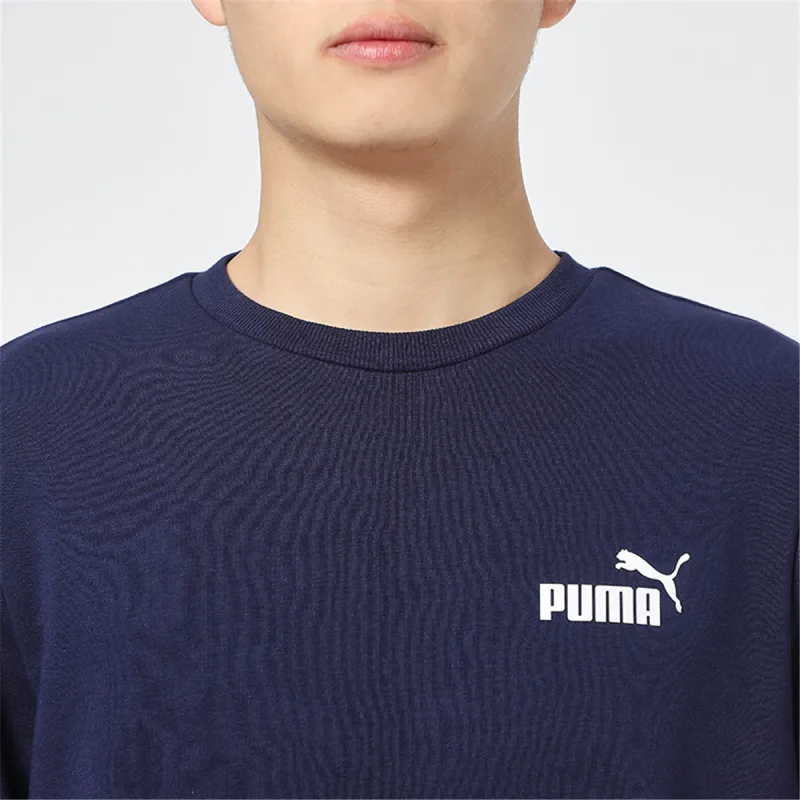 PUMA Casual Sportswear Men Blue Top+Black Bottom-2