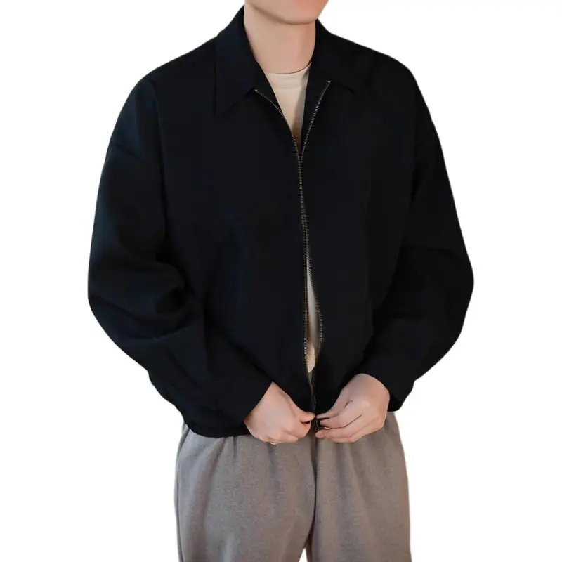 Hacikis Jackets Coats Men's Black-5