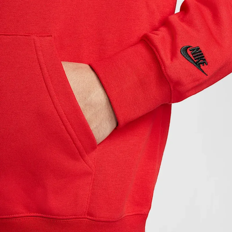 Nike Club FW24 Sweatshirt Men's University Red/Black-4
