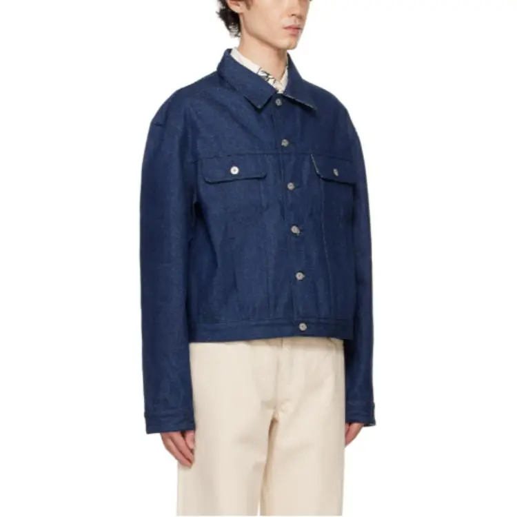 Jacquemus Denim Jacket Men's Blue-2