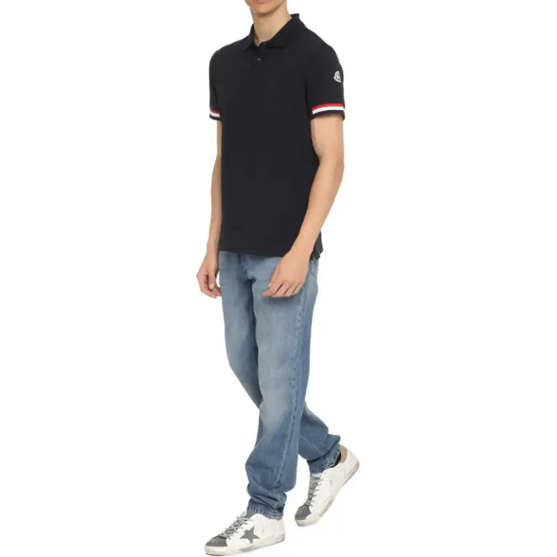 Moncler SS22 Polo Shirts Men Blue-2