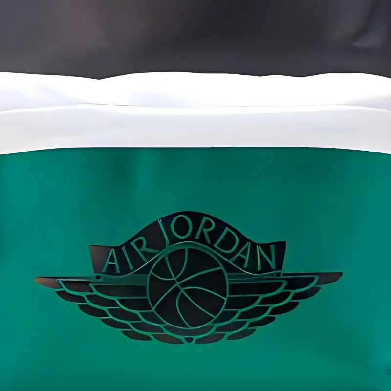 Jordan Polyester Basketball Bags Backpack Regular Unisex Black Green Multicolor-4