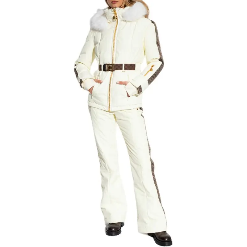 BALMAIN High Waist Ski Trousers-3