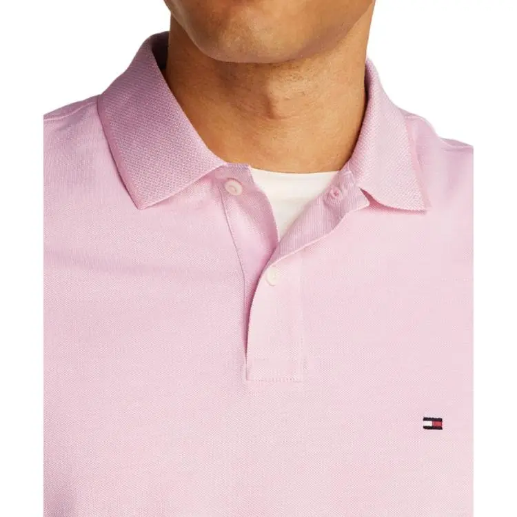 Tommy Hilfiger Polo Shirt Men's Pink-3