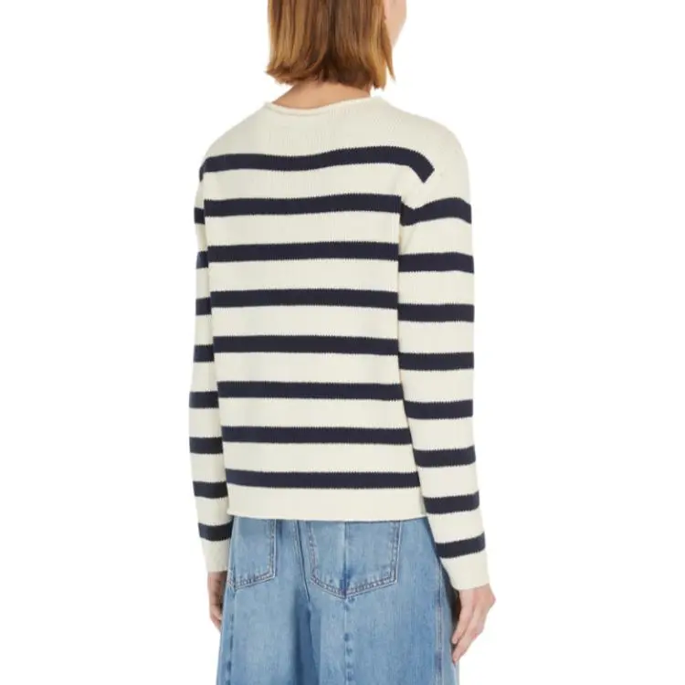 WEEKEND MaxMara Vibo Striped Crewneck Jumper-2