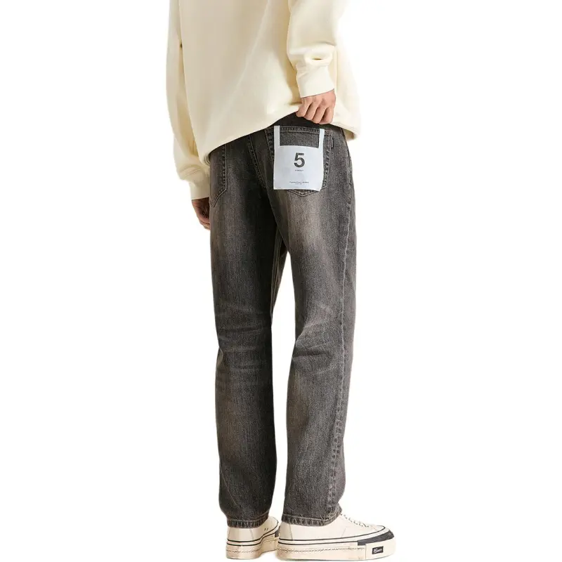 PEACEBIRD MEN Jeans Men's Medium Gray-4