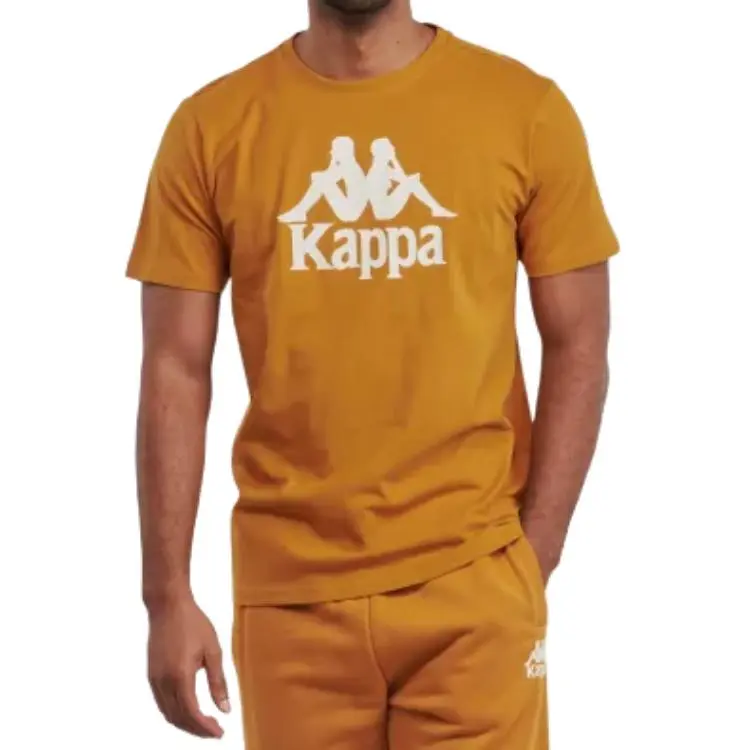 Kappa T Shirt Men's Yellow Camel-3