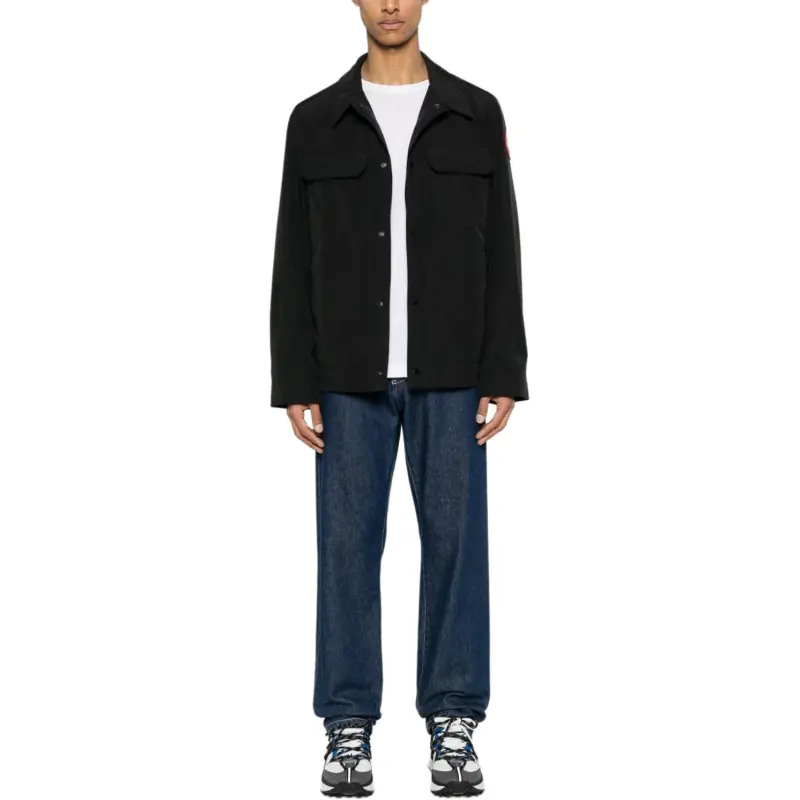 Canada Goose Burnaby Logo Jacket-3