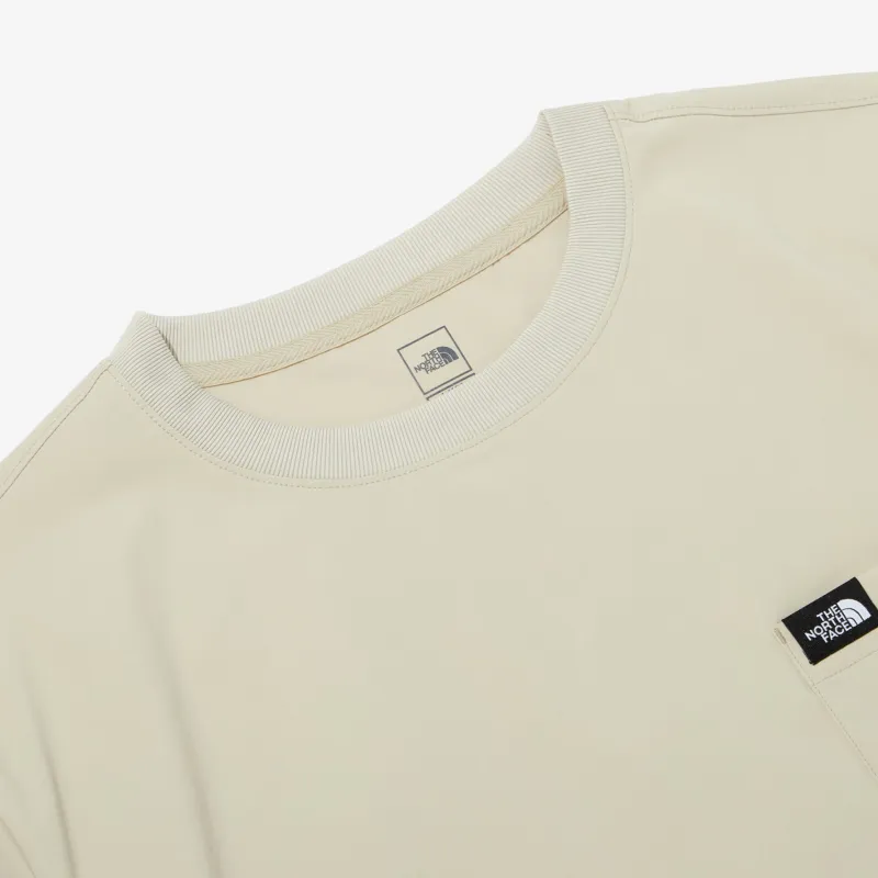 THE NORTH FACE M'S ALL ROUND EX S/SR/TEE T Shirt Men's Light Beige-2