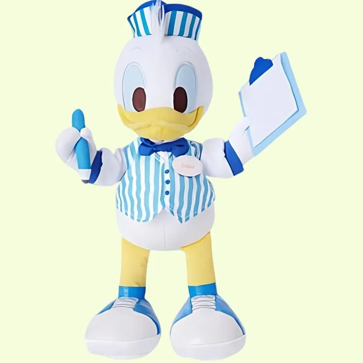 Disney Shanghai Disney Ice Cream Collection-Donald Duck Design Dolls Plush Doll 34cm High-3