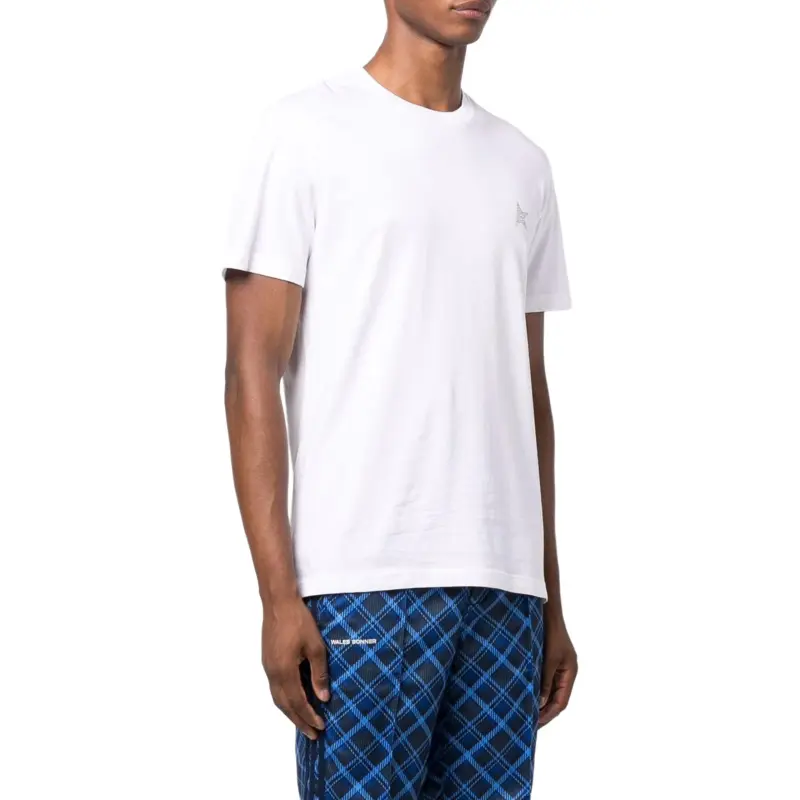 Golden Goose Glitter Logo-print Short-sleeve T-shirt-4