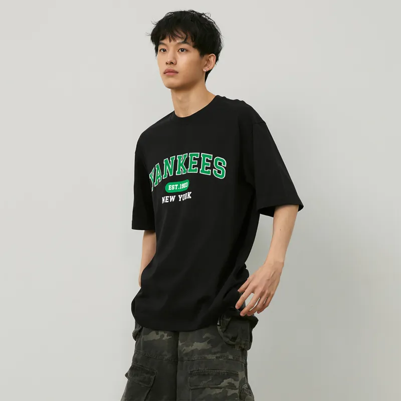 MLB College Style Series T Shirts Unisex Black-6