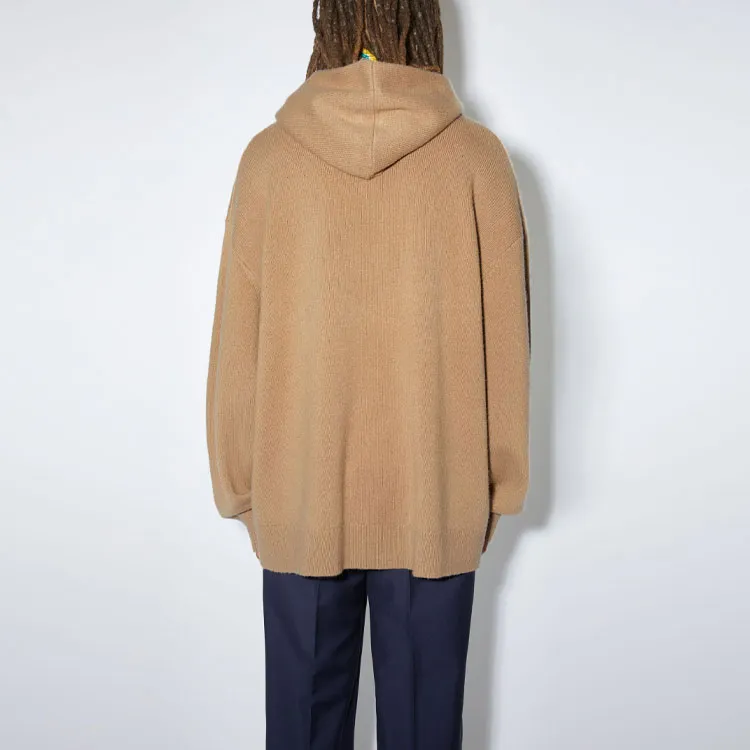 Acne Studios Cashmere Wool Relaxed Fit Hooded Jumper-2