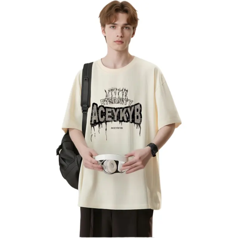 YK&YB T Shirts Unisex Apricot-3
