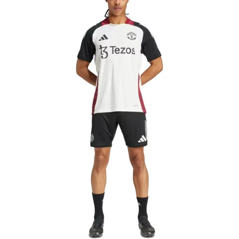 Adidas Tiro 24Manchester United Training Soccer Jersey Men's Ecru/Black-4