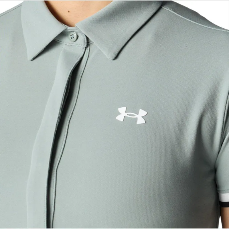 Under Armour Short Sleeved Dress Women's Green-3