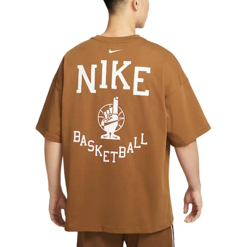 Nike Resistant To High Basketball Series SS25 T Shirt Men's Light British Umber-2