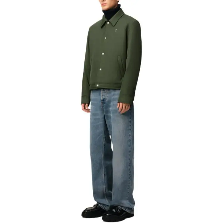 AMIPARIS Jackets & Coats Men's Olive Green-1