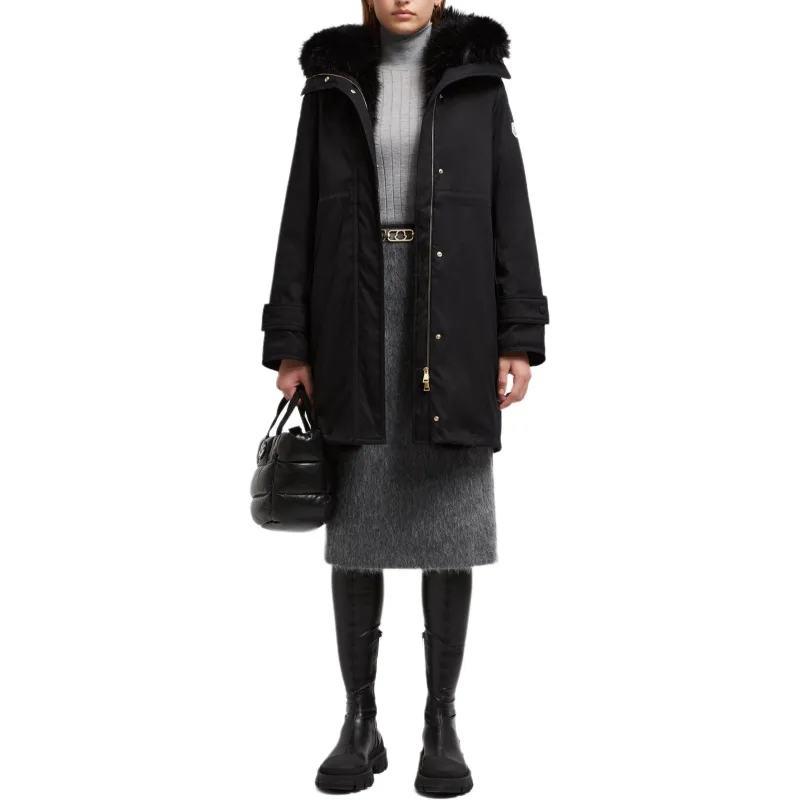 Moncler Down Jacket Women's Black-3
