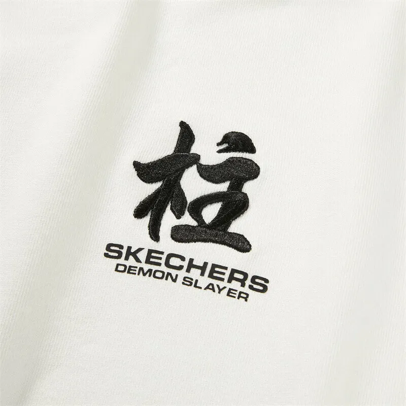 Skechers Devil's Blade Co-titled Series Sweatshirts Unisex Marshmallow White/0074-2