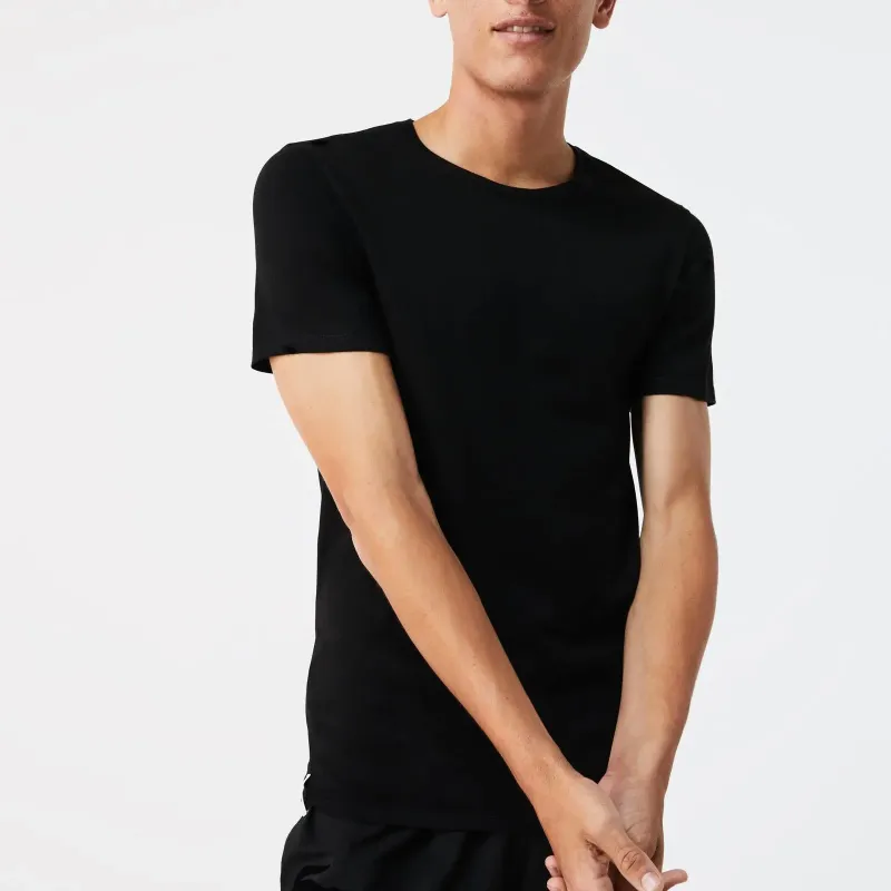 LACOSTE T Shirt Men's 3 Pack Black-1