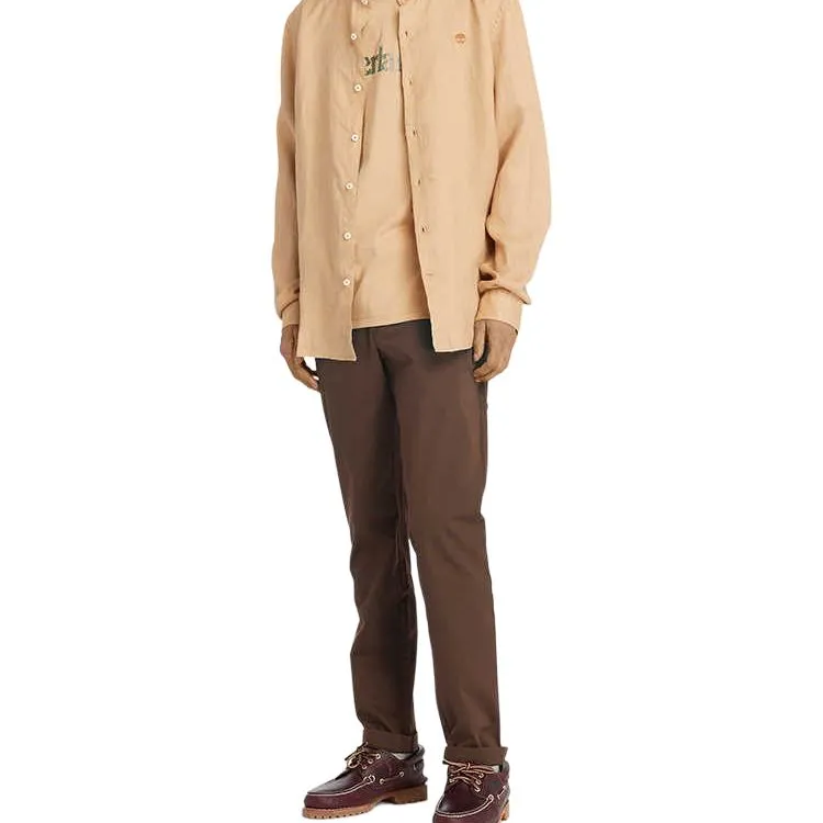 Timberland Casual Pants Men's Chocolates Brown-3