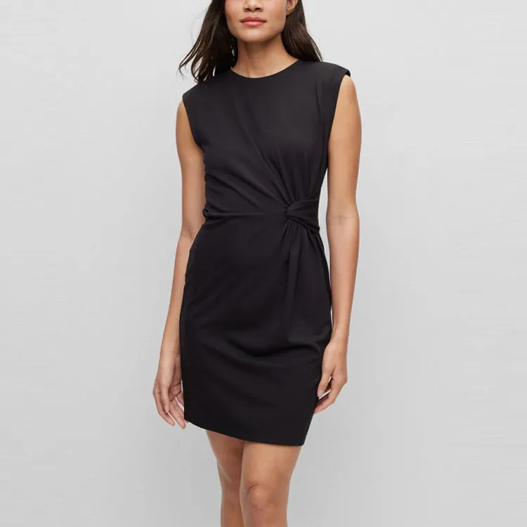 HUGO BOSS Sleeveless Dresses Women's Black-2